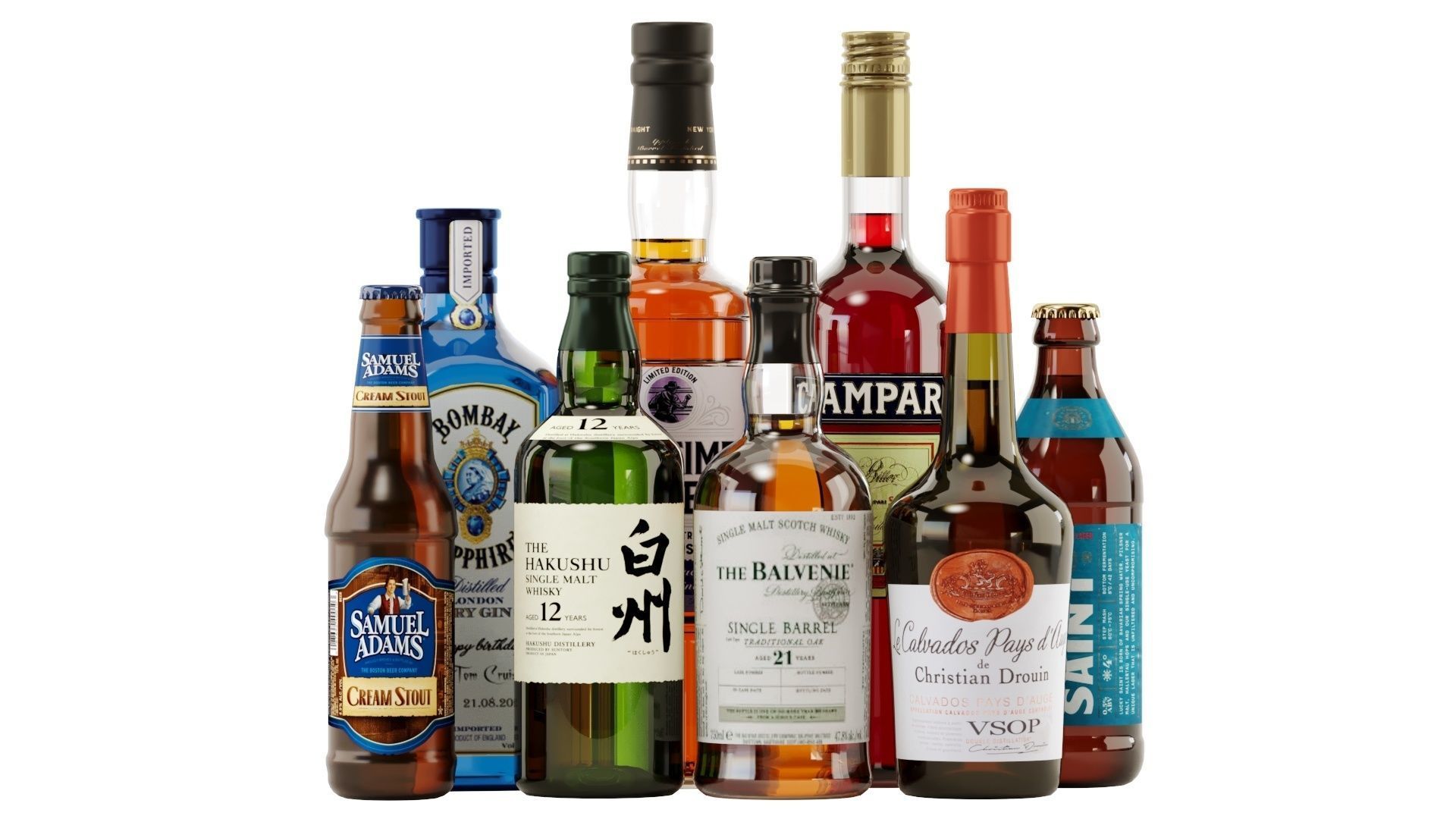 Bottles Part8 3D model_4