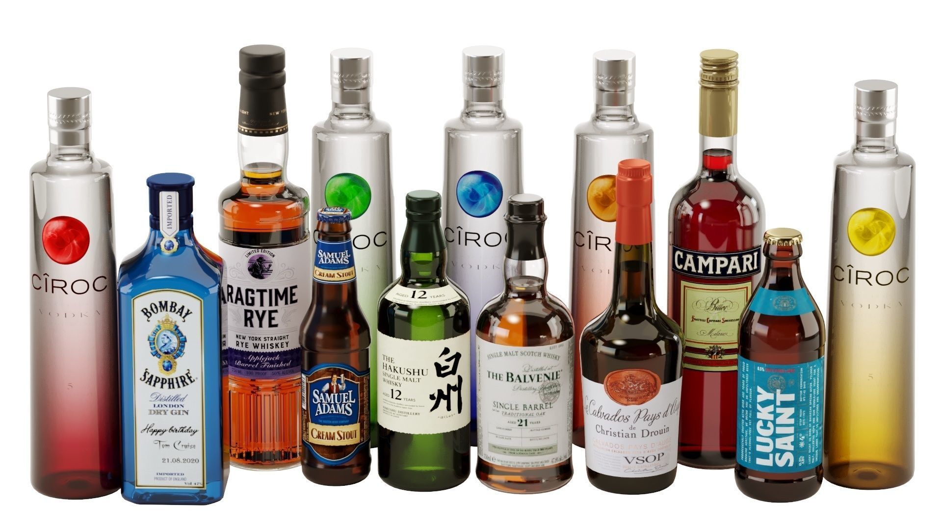 Bottles Part8 3D model_5