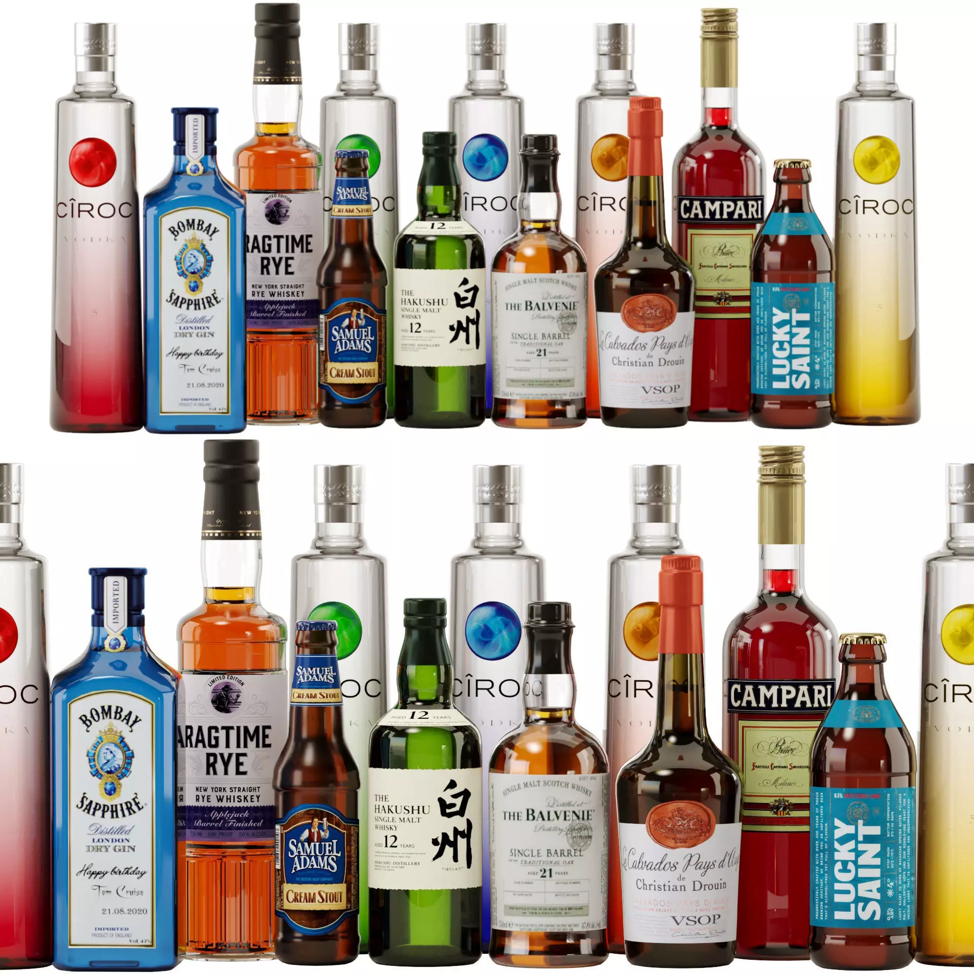 Bottles Part8 3D model_0