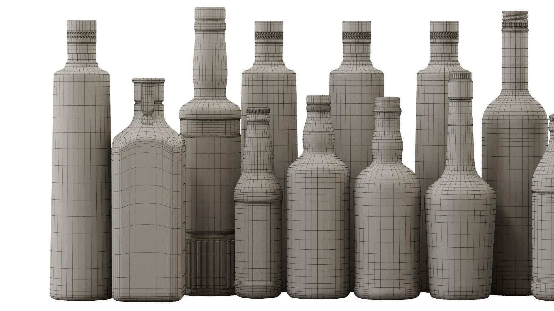 Bottles Part8 3D model_22