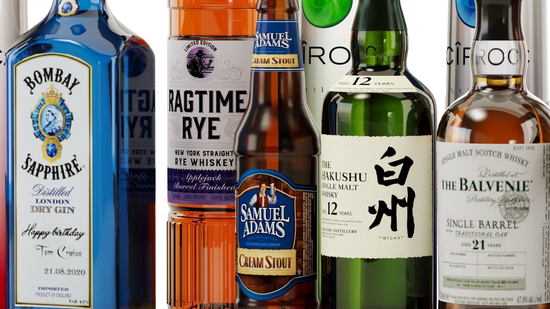 Bottles Part8 3D model_16
