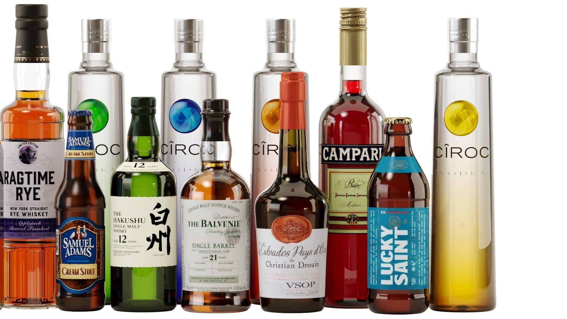 Bottles Part8 3D model_7