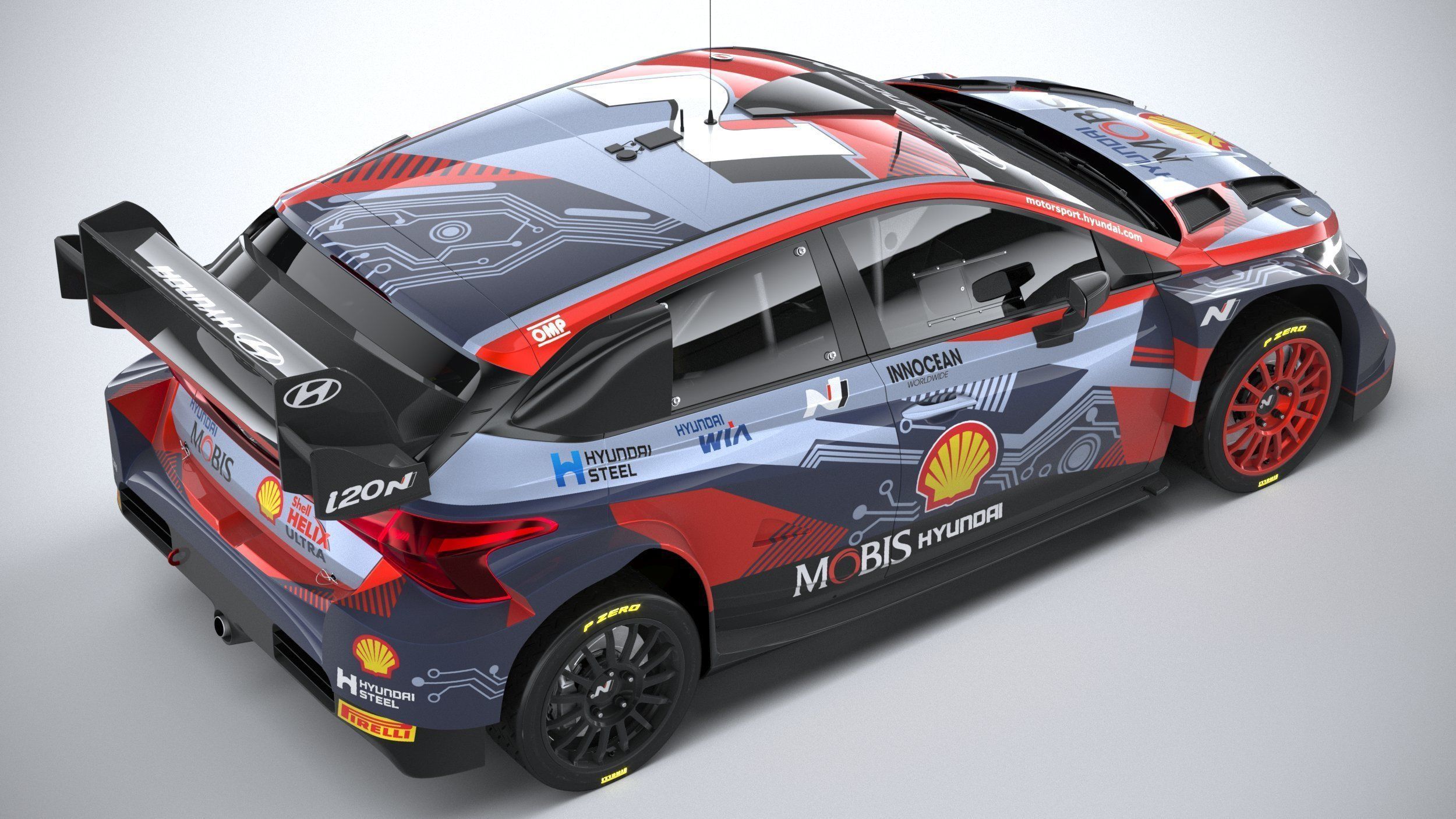 Hyundai i20 N WRC Rally1 2022 3D model_10