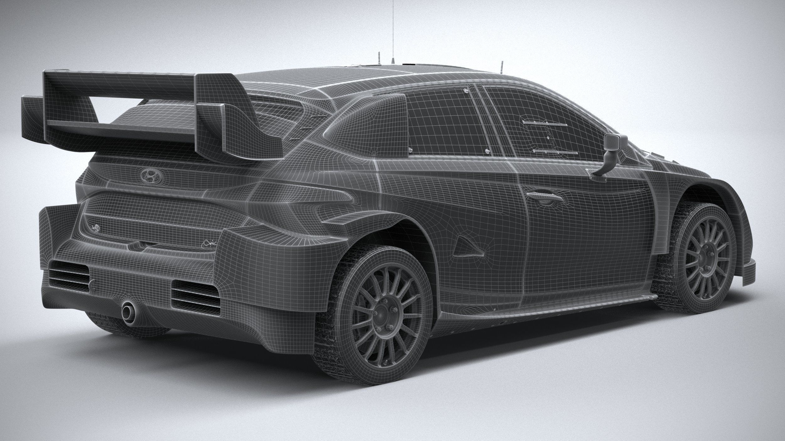 Hyundai i20 N WRC Rally1 2022 3D model_31