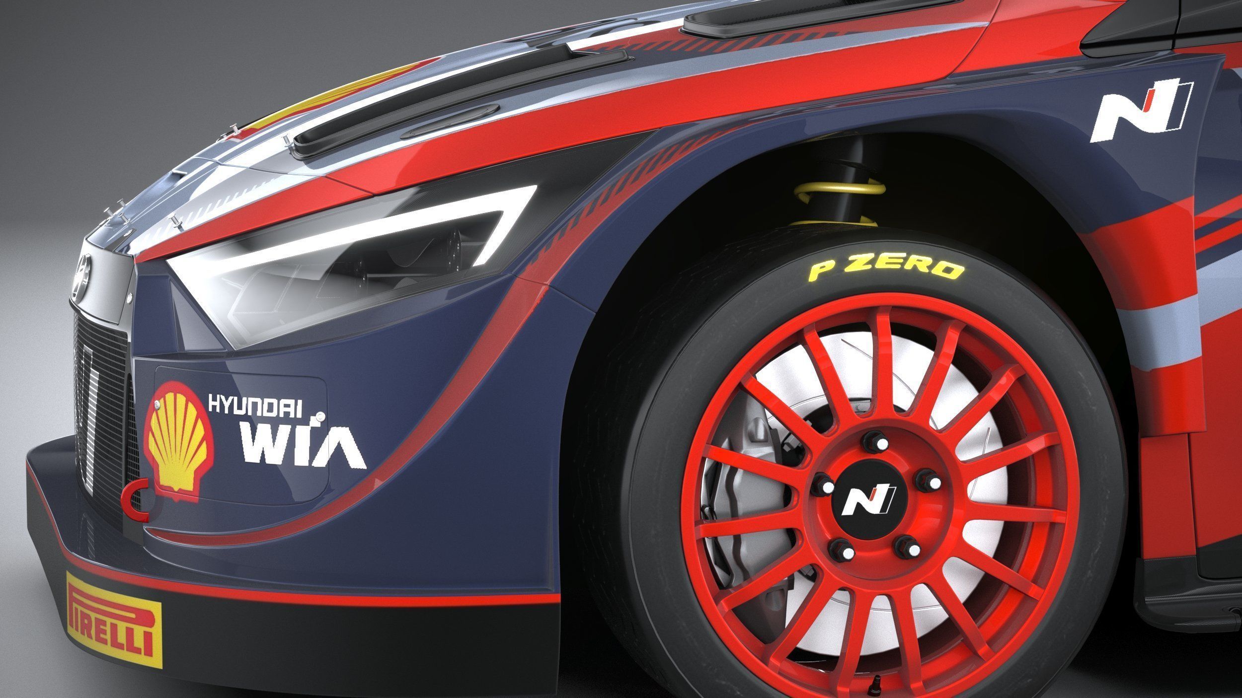 Hyundai i20 N WRC Rally1 2022 3D model_3