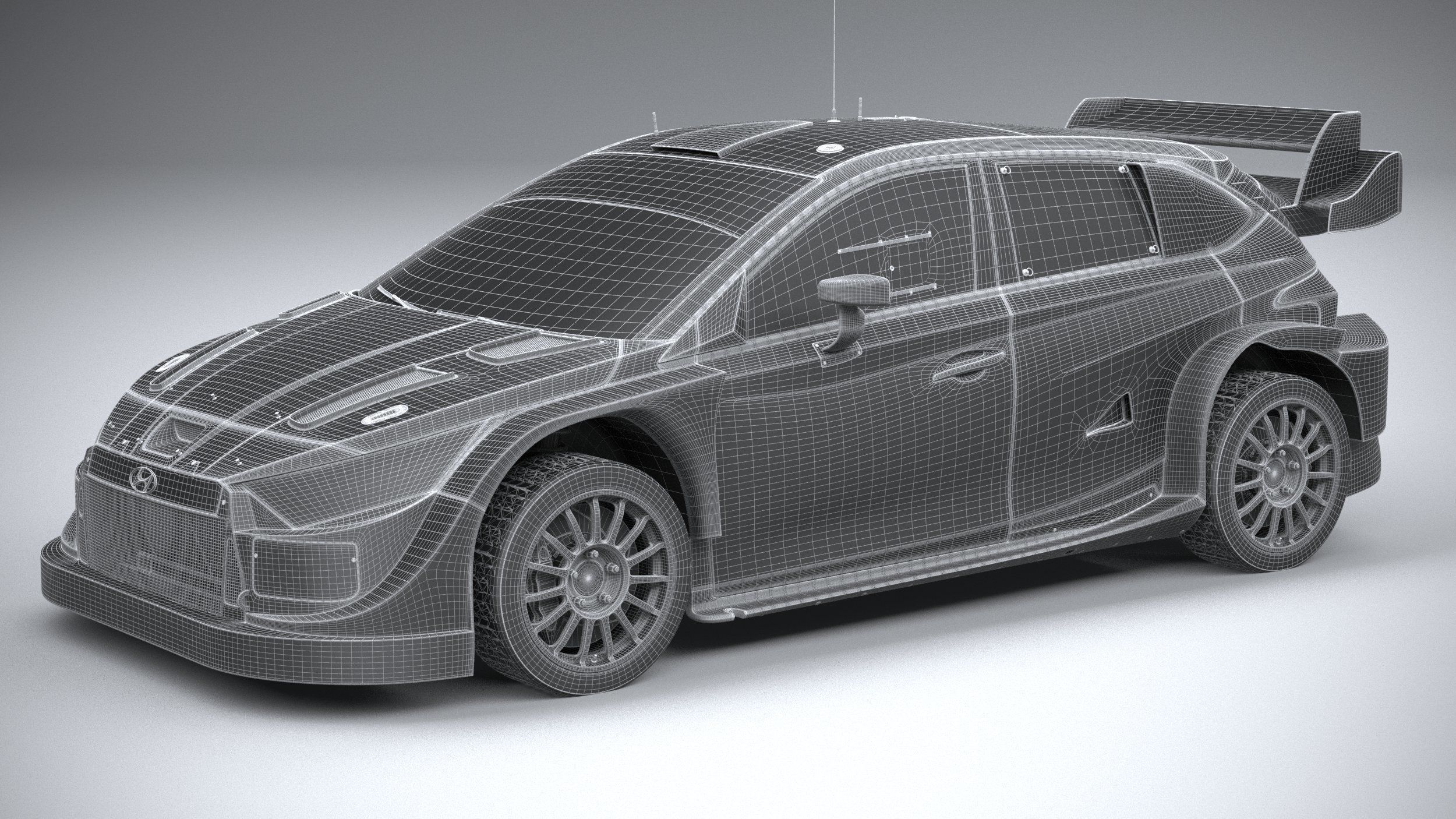 Hyundai i20 N WRC Rally1 2022 3D model_30