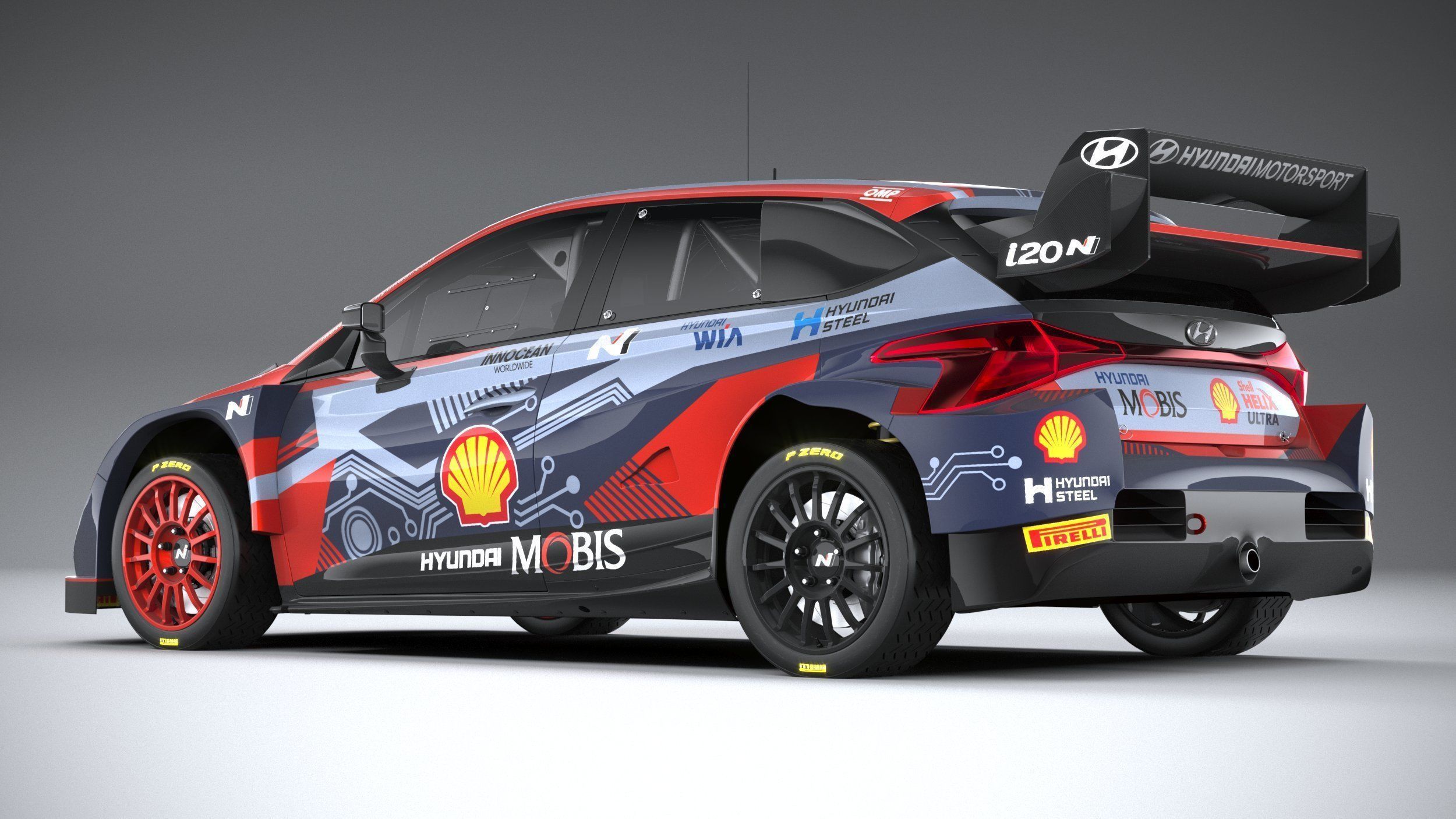 Hyundai i20 N WRC Rally1 2022 3D model_5