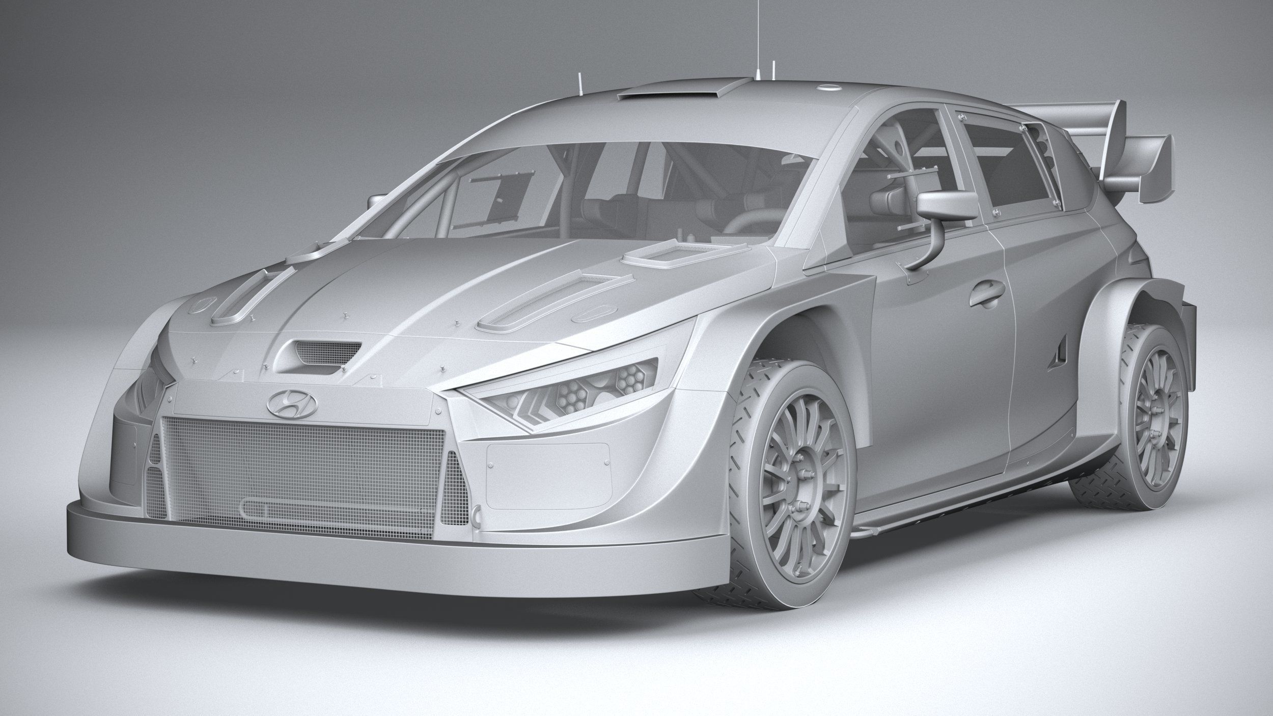 Hyundai i20 N WRC Rally1 2022 3D model_20