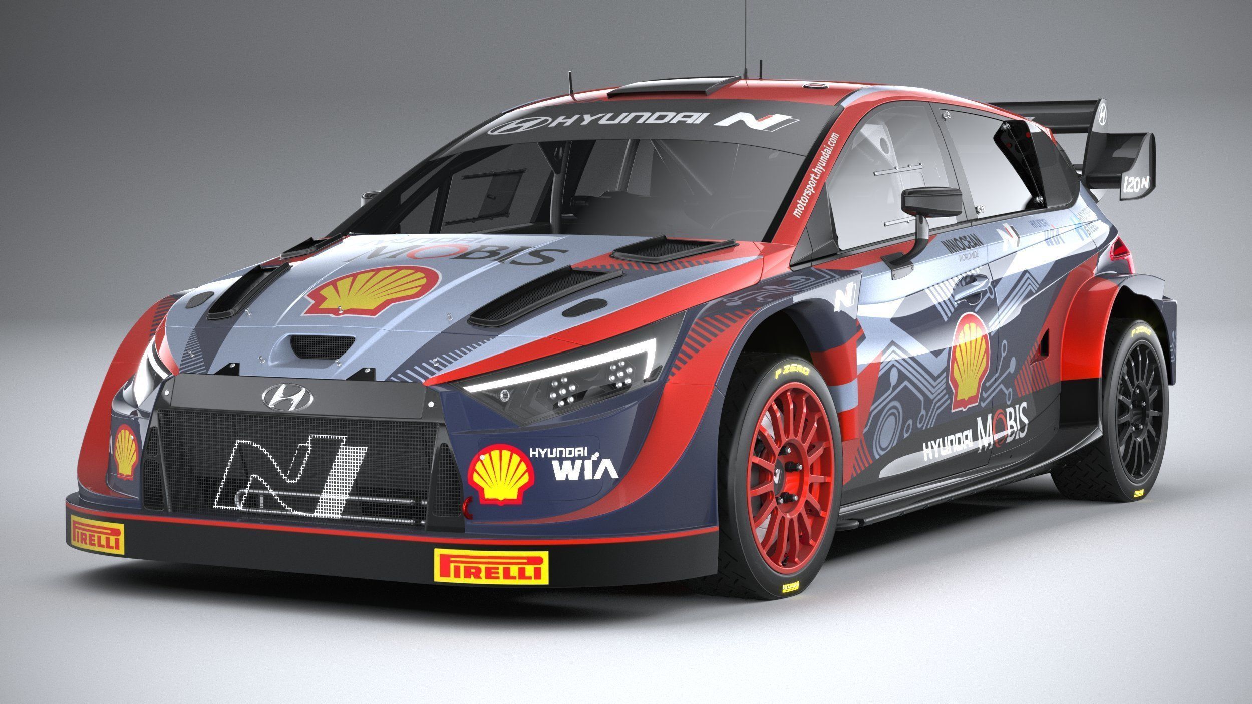 Hyundai i20 N WRC Rally1 2022 3D model_2
