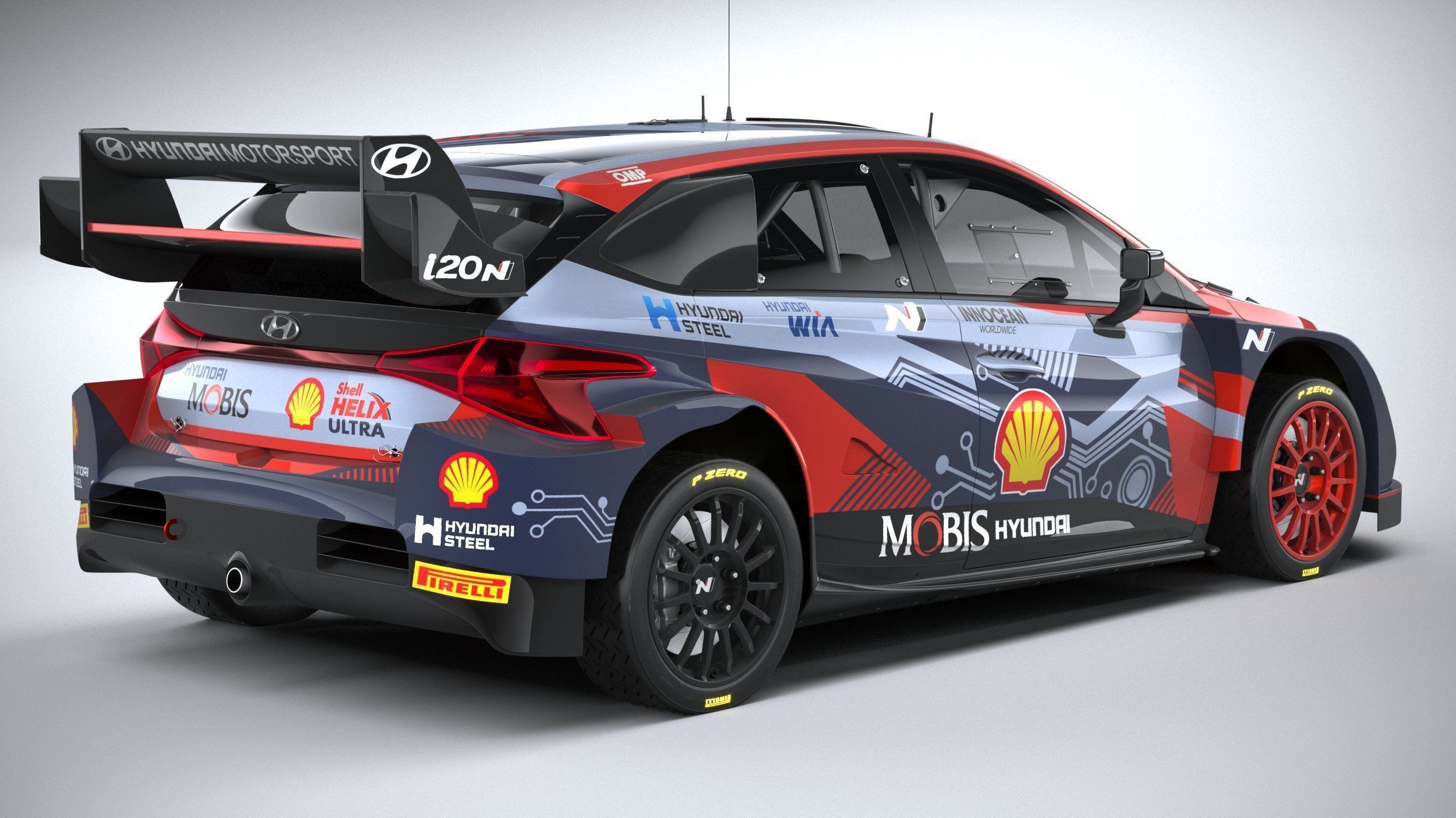 Hyundai i20 N WRC Rally1 2022 3D model_17