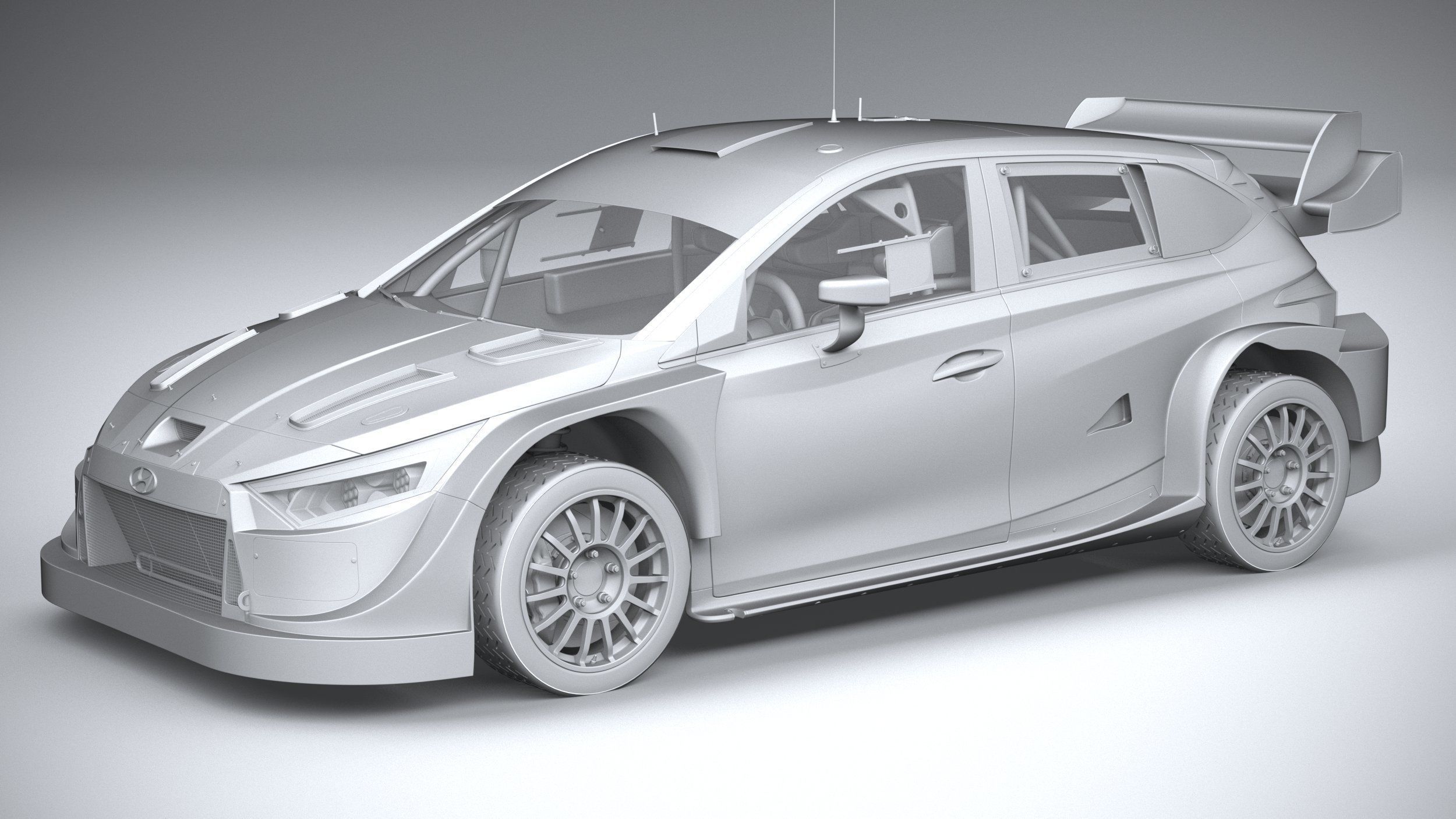 Hyundai i20 N WRC Rally1 2022 3D model_19