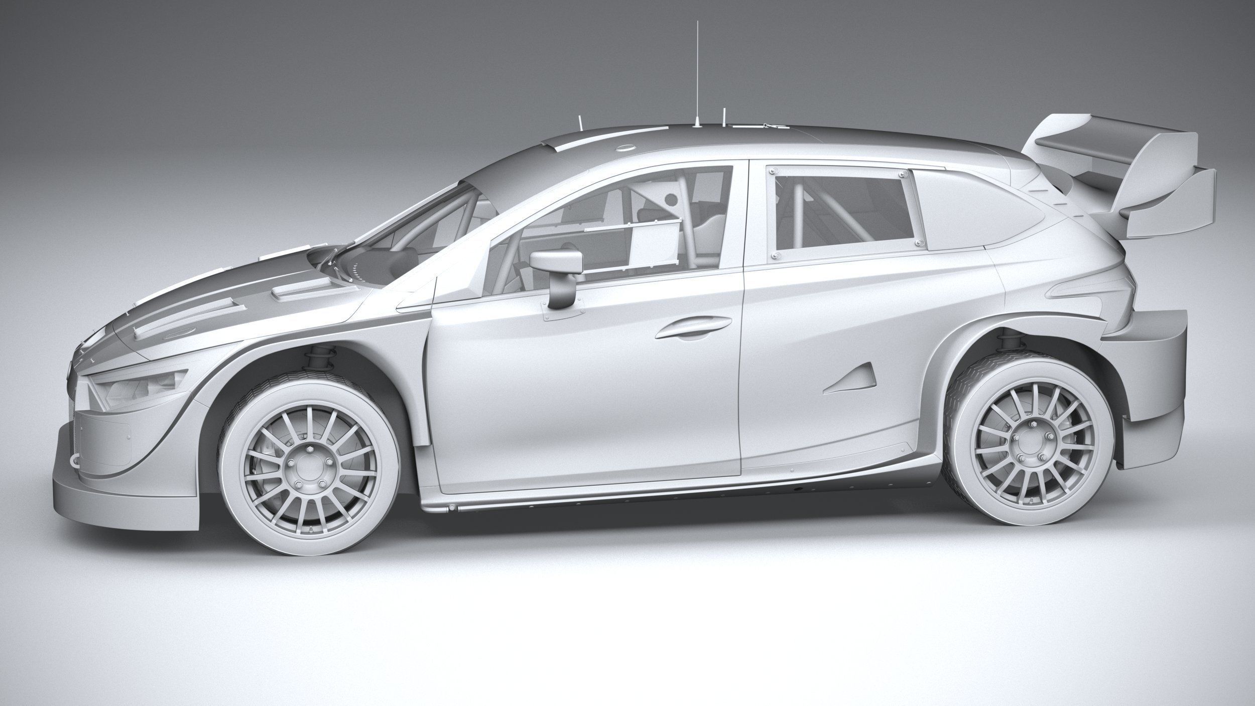 Hyundai i20 N WRC Rally1 2022 3D model_22