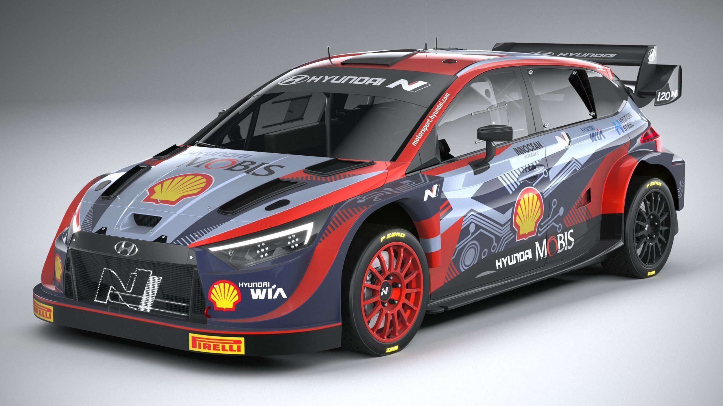 Hyundai i20 N WRC Rally1 2022 3D model_1