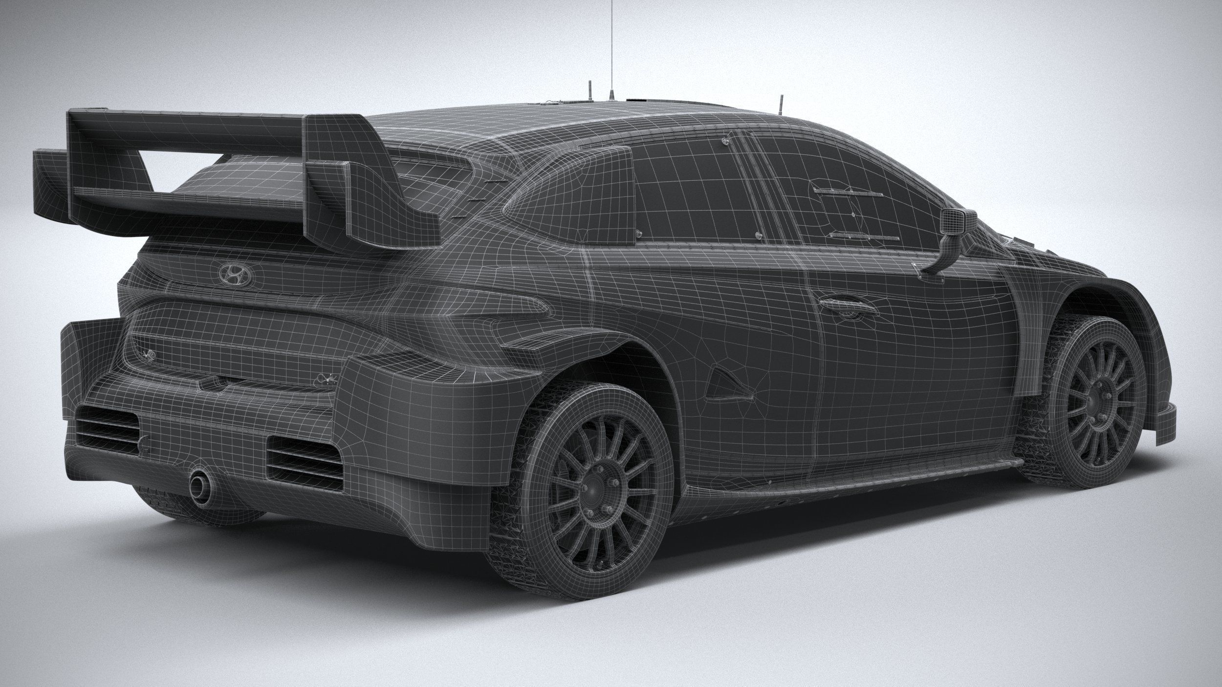 Hyundai i20 N WRC Rally1 2022 3D model_33