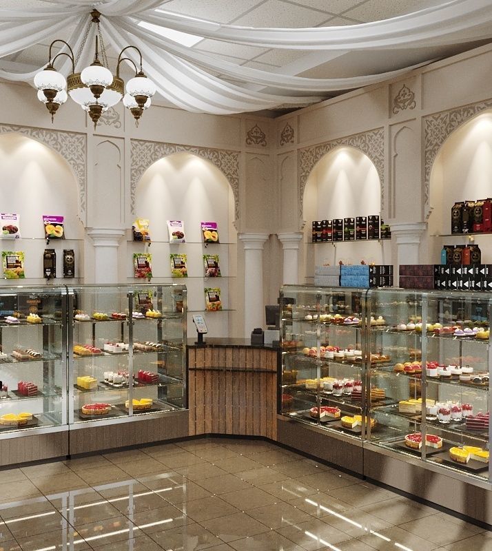 Turkish sweet shop 3D model_3