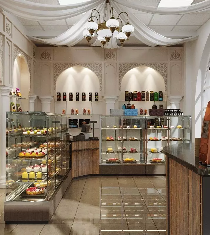 Turkish sweet shop 3D model_0