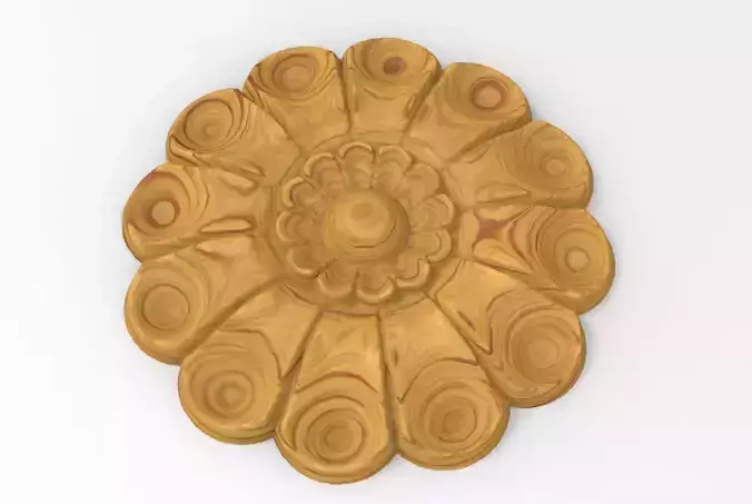 Floral Wood Carving for Furniture - 40
