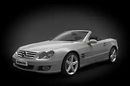 Car   Silver Mercedes