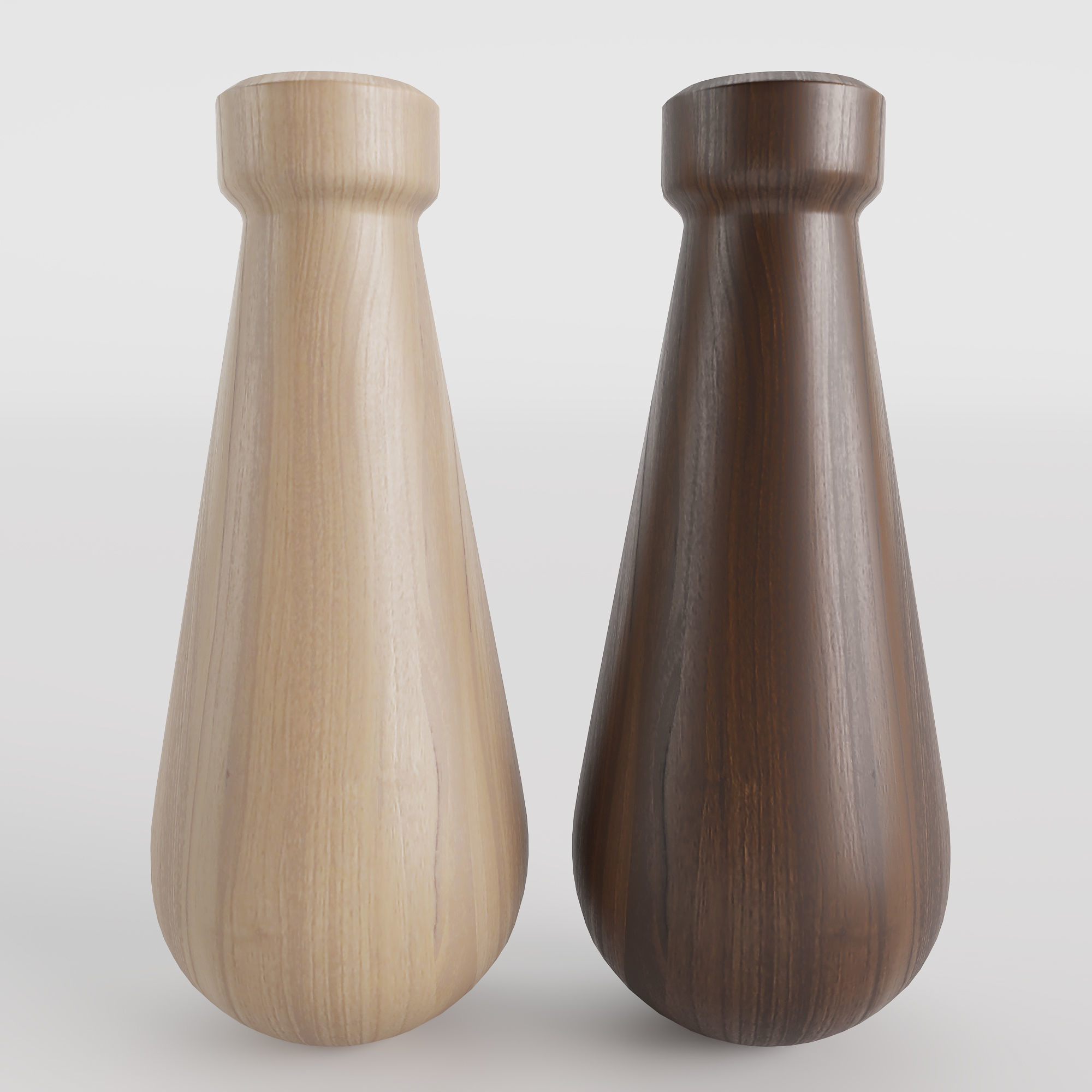 Wooden chessboard inspired by Nigerian local game Ayo 3D model_5