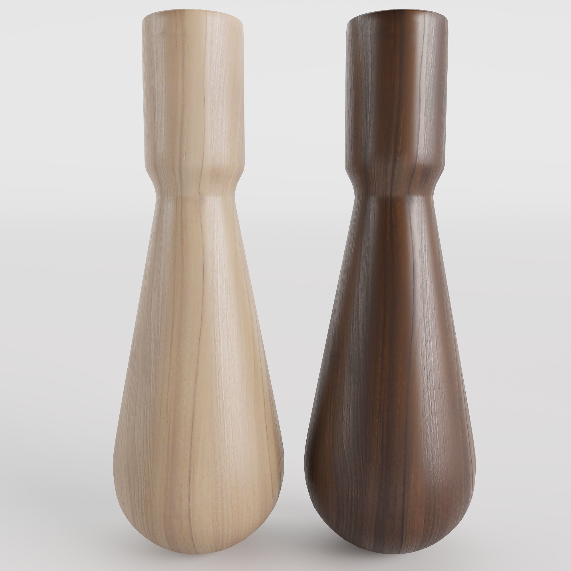 Wooden chessboard inspired by Nigerian local game Ayo 3D model_6