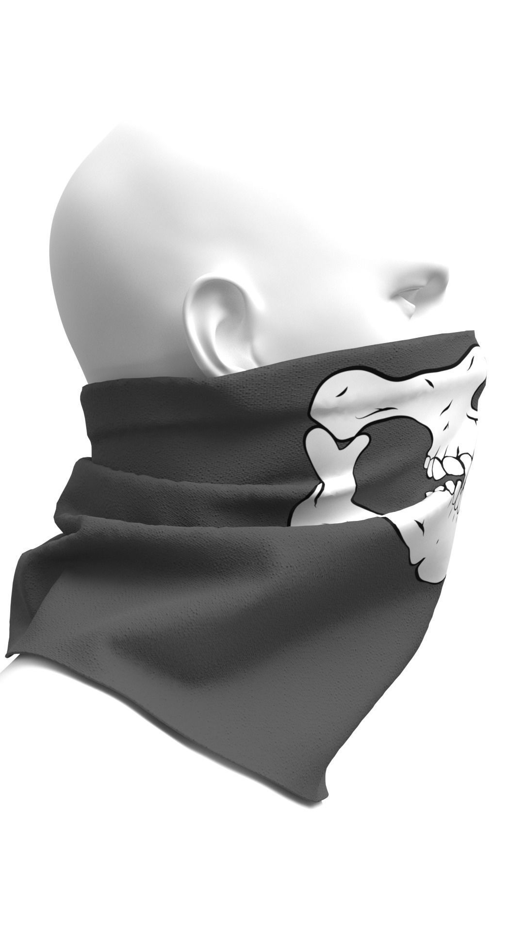 Balaclava Mask Pack - Marvelous Designer 3D model_15