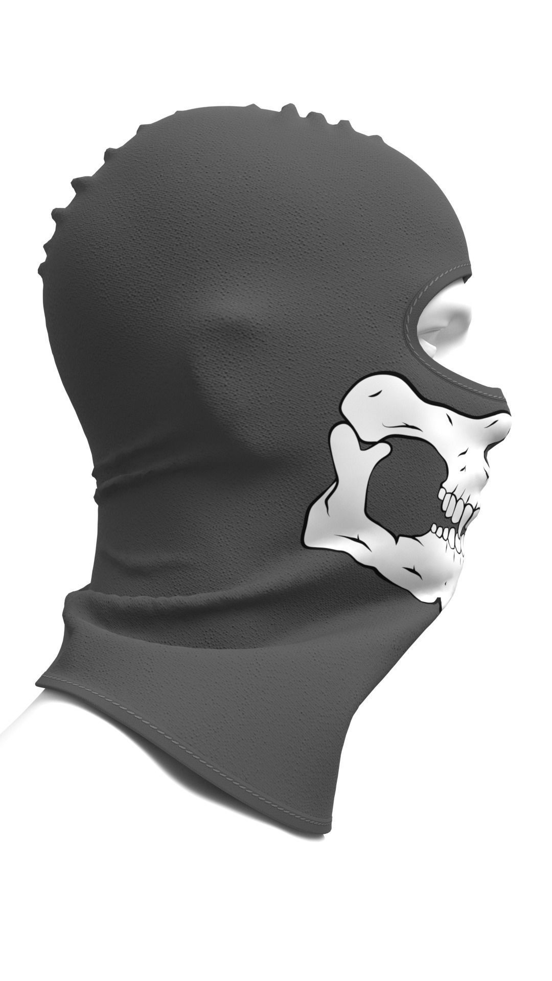 Balaclava Mask Pack - Marvelous Designer 3D model_3