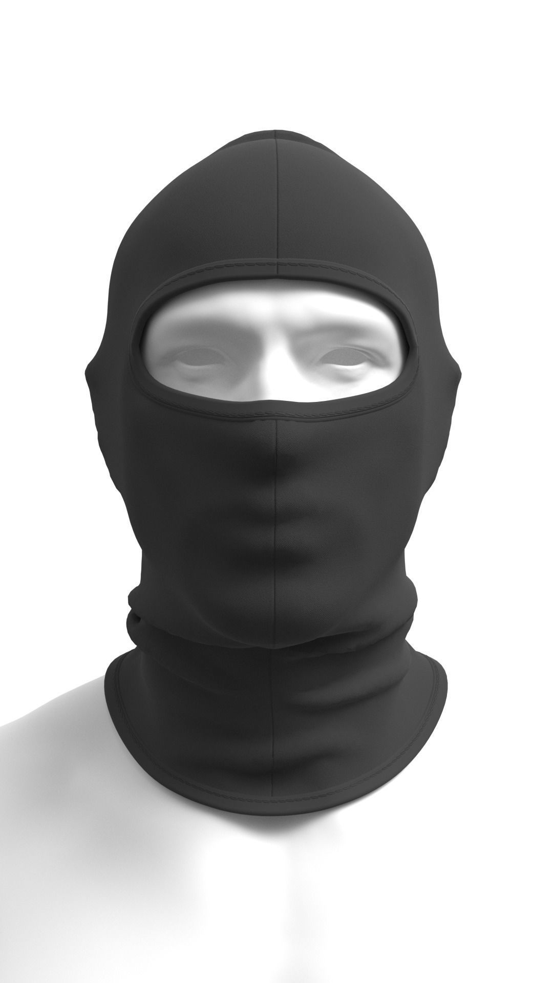Balaclava Mask Pack - Marvelous Designer 3D model_6