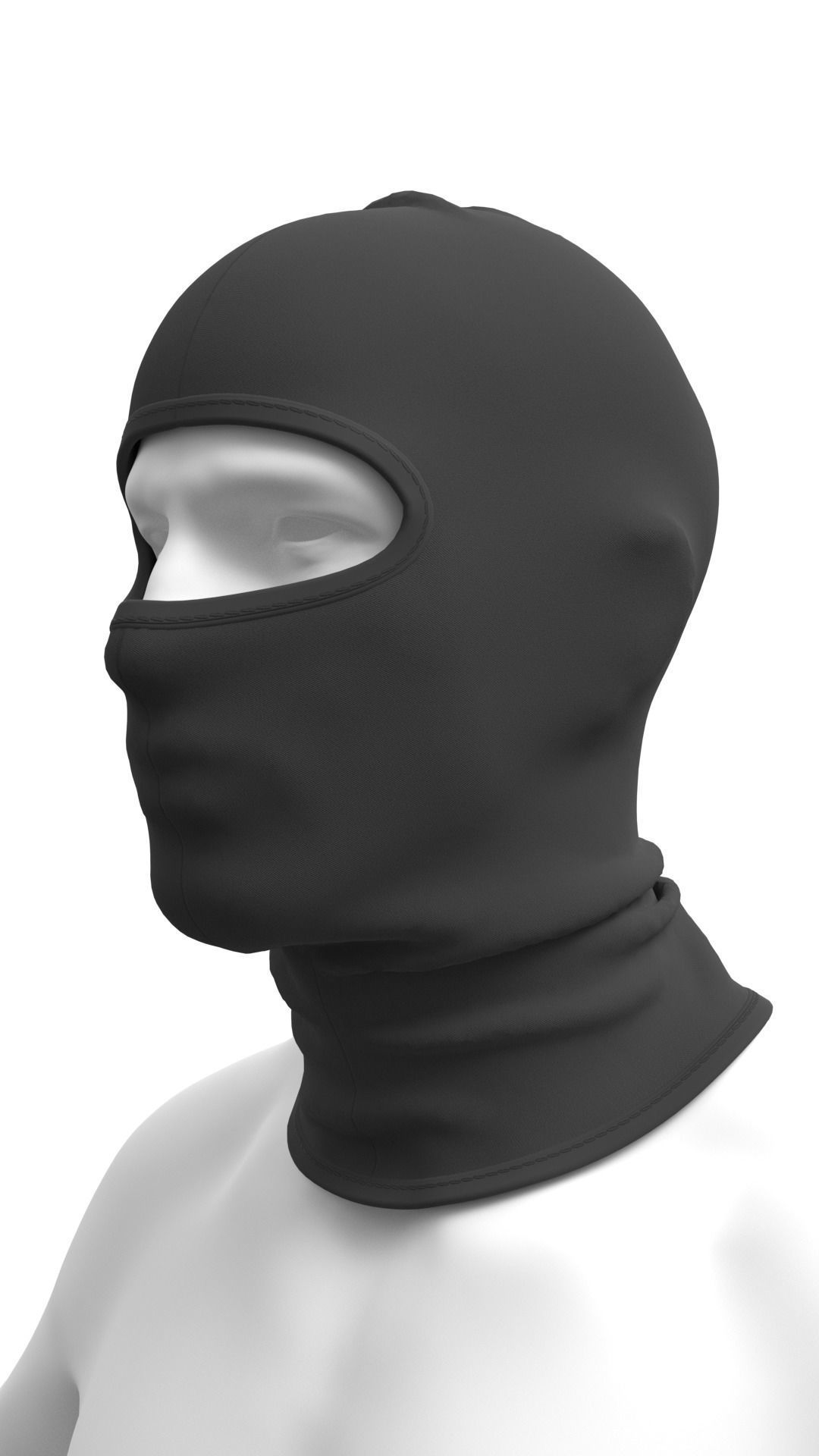 Balaclava Mask Pack - Marvelous Designer 3D model_9