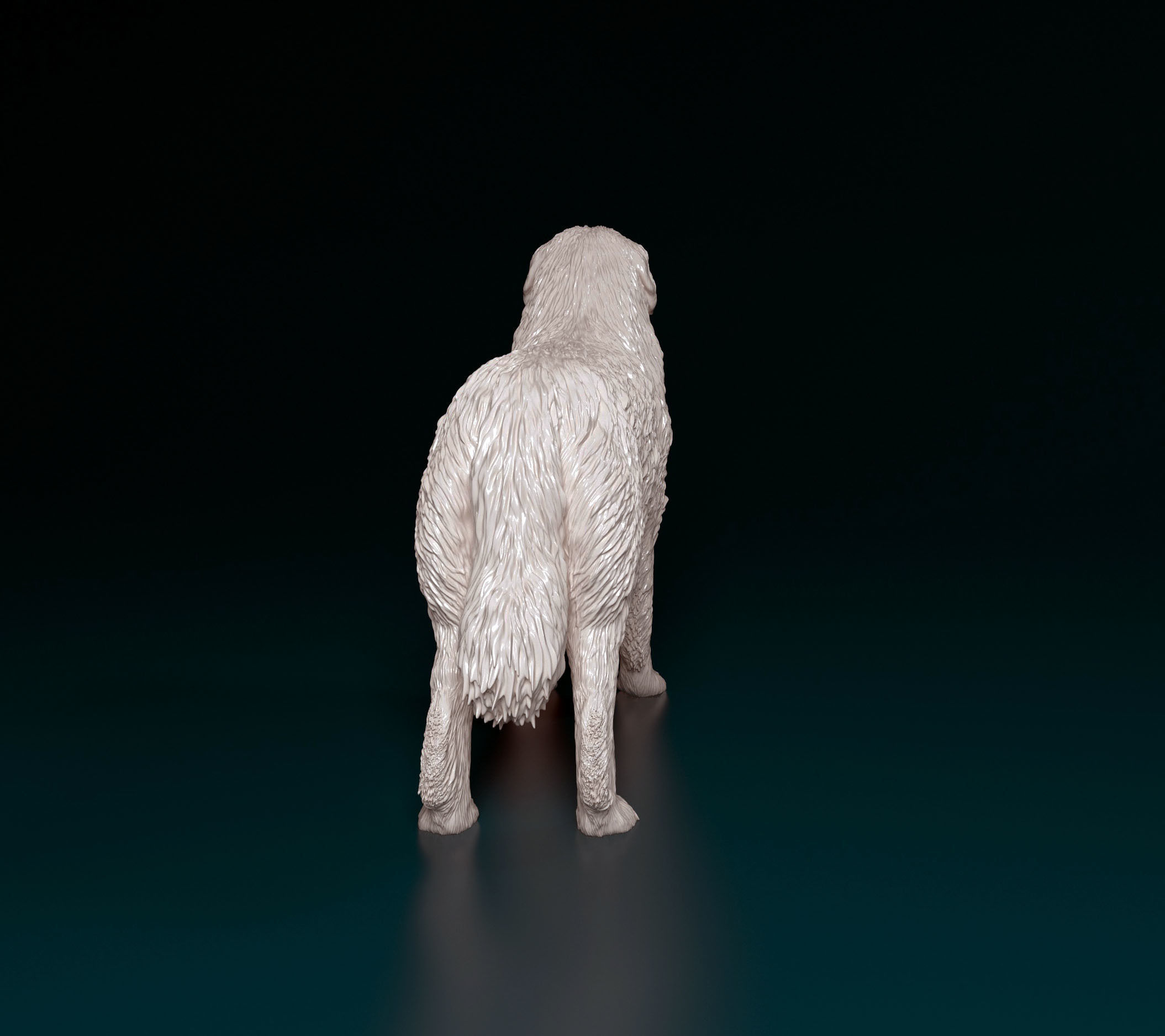 Pyrenean Mountain dog 3D print model_3