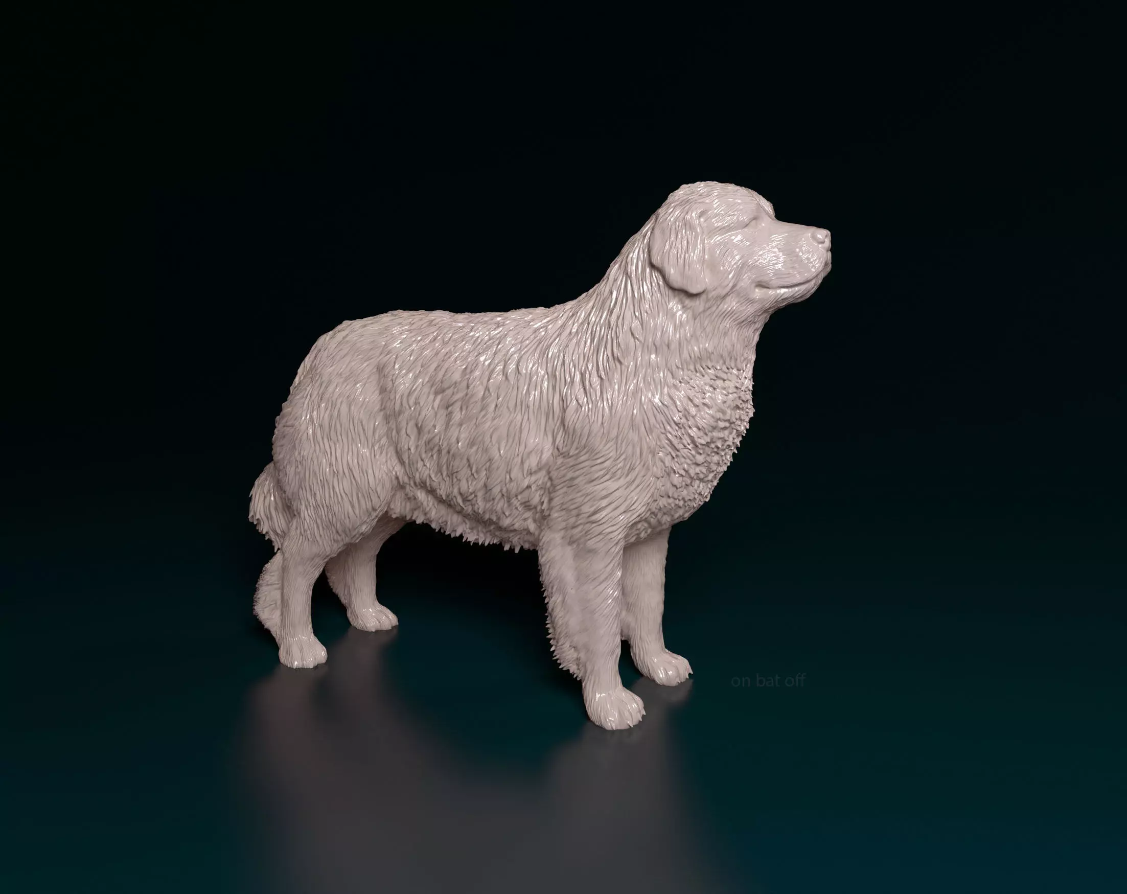Pyrenean Mountain dog 3D print model_0