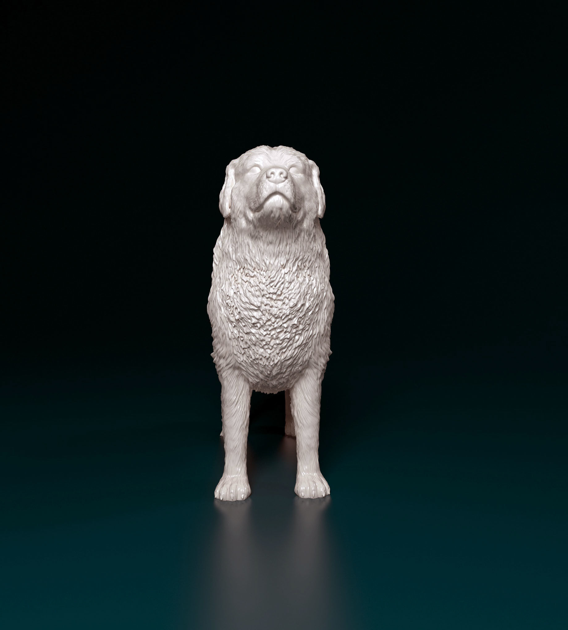 Pyrenean Mountain dog 3D print model_7
