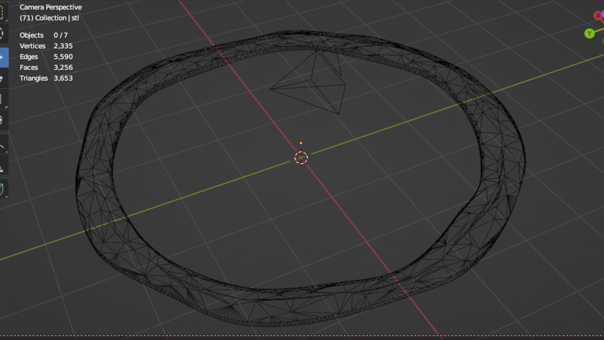 Frame mirror 43 3D print model_7