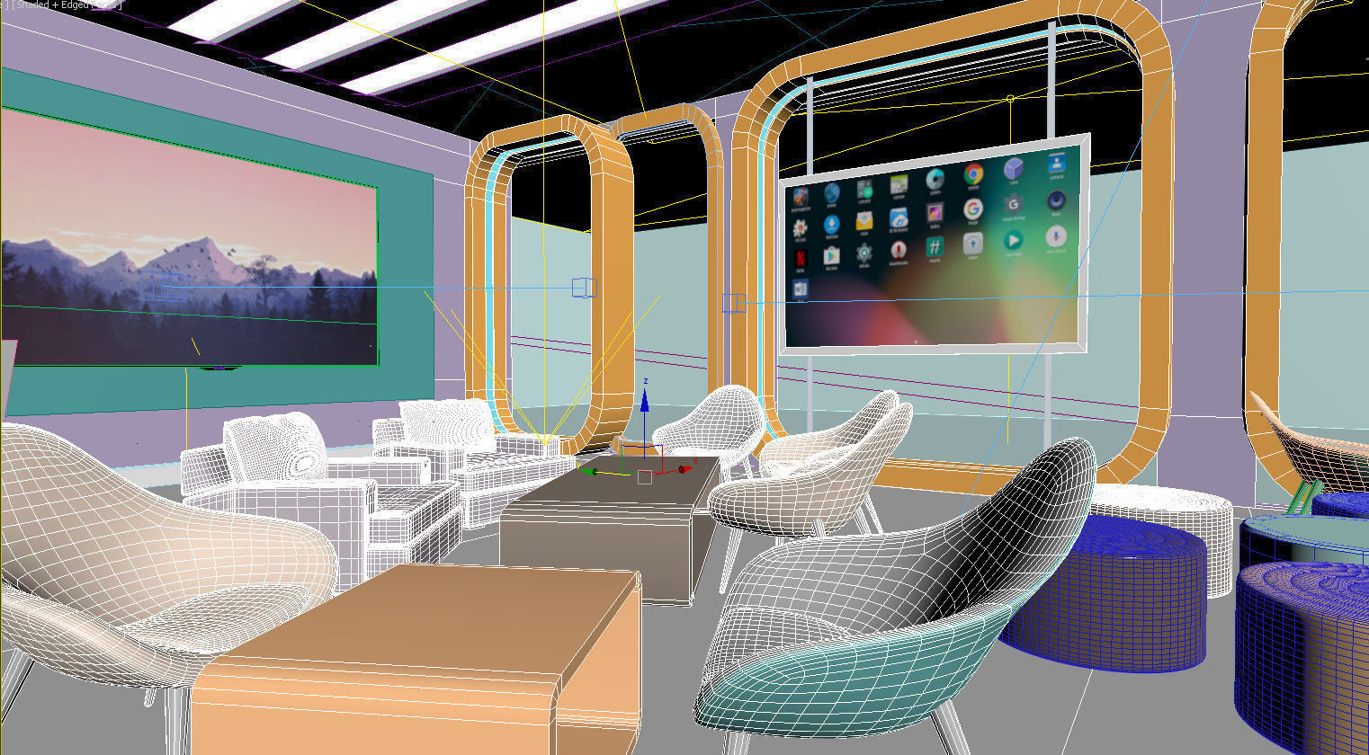 innovation  hub Low-poly 3D model_12