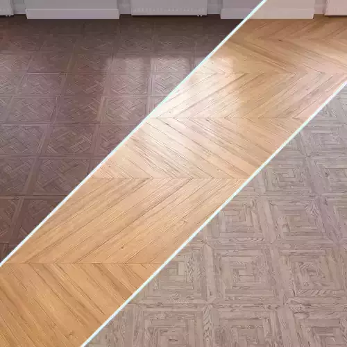 Parquet - Laminate - Wooden floor 3 in 1