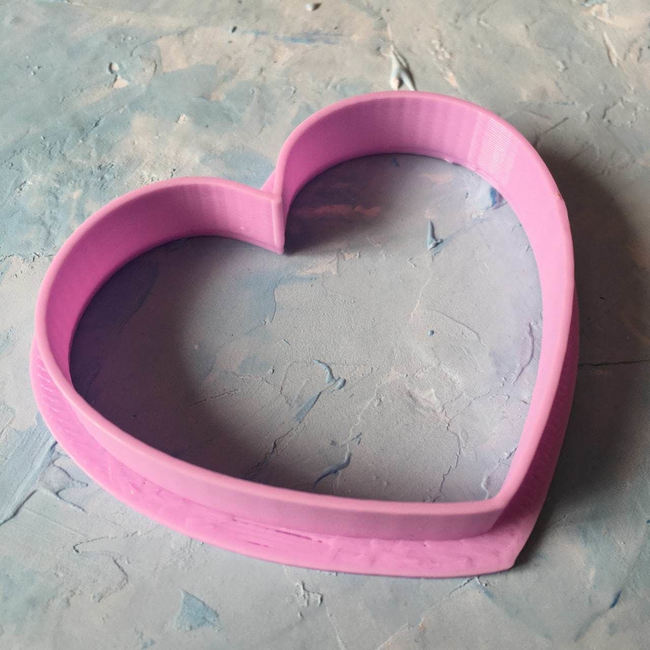 Heart Cookie Cutter 3D print model_3