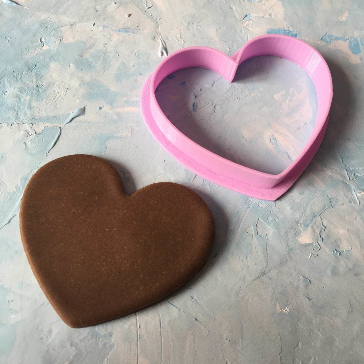 Heart Cookie Cutter 3D print model_1