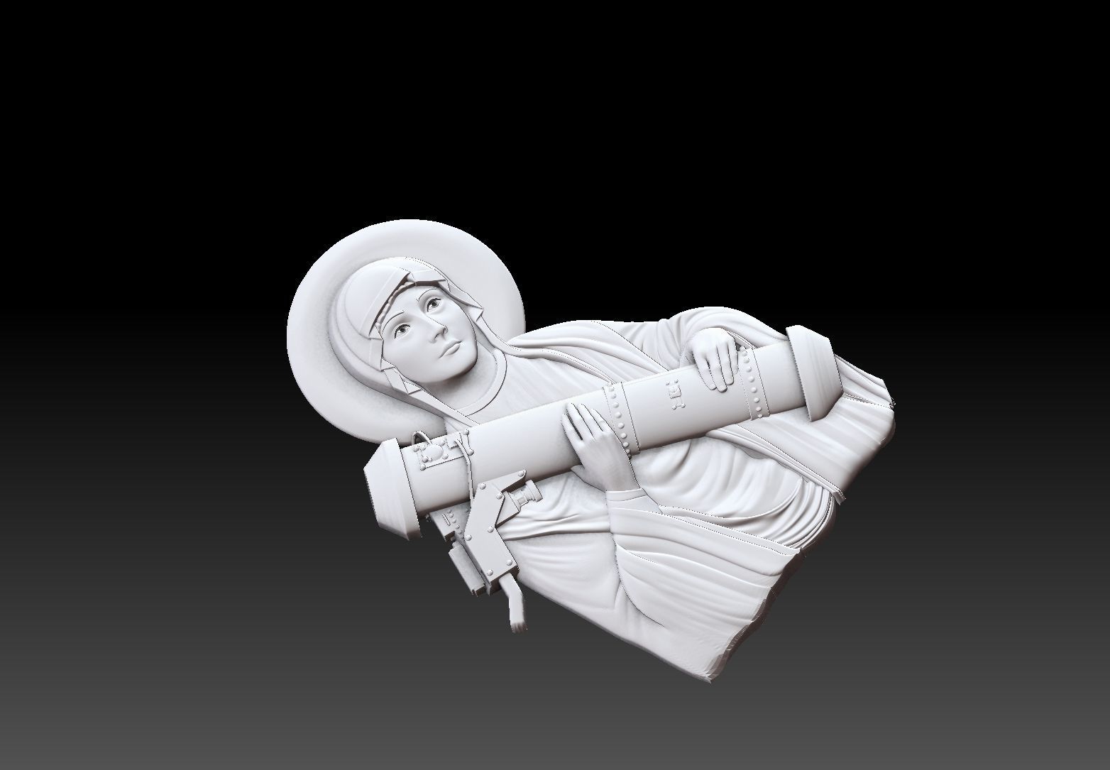 saint javelin of Ukraine 3D print model_1