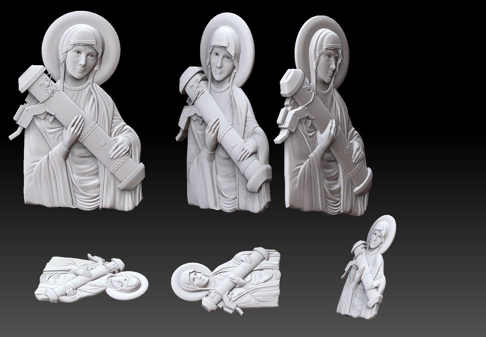 saint javelin of Ukraine 3D print model_2