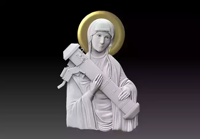 saint javelin of Ukraine 3D print model