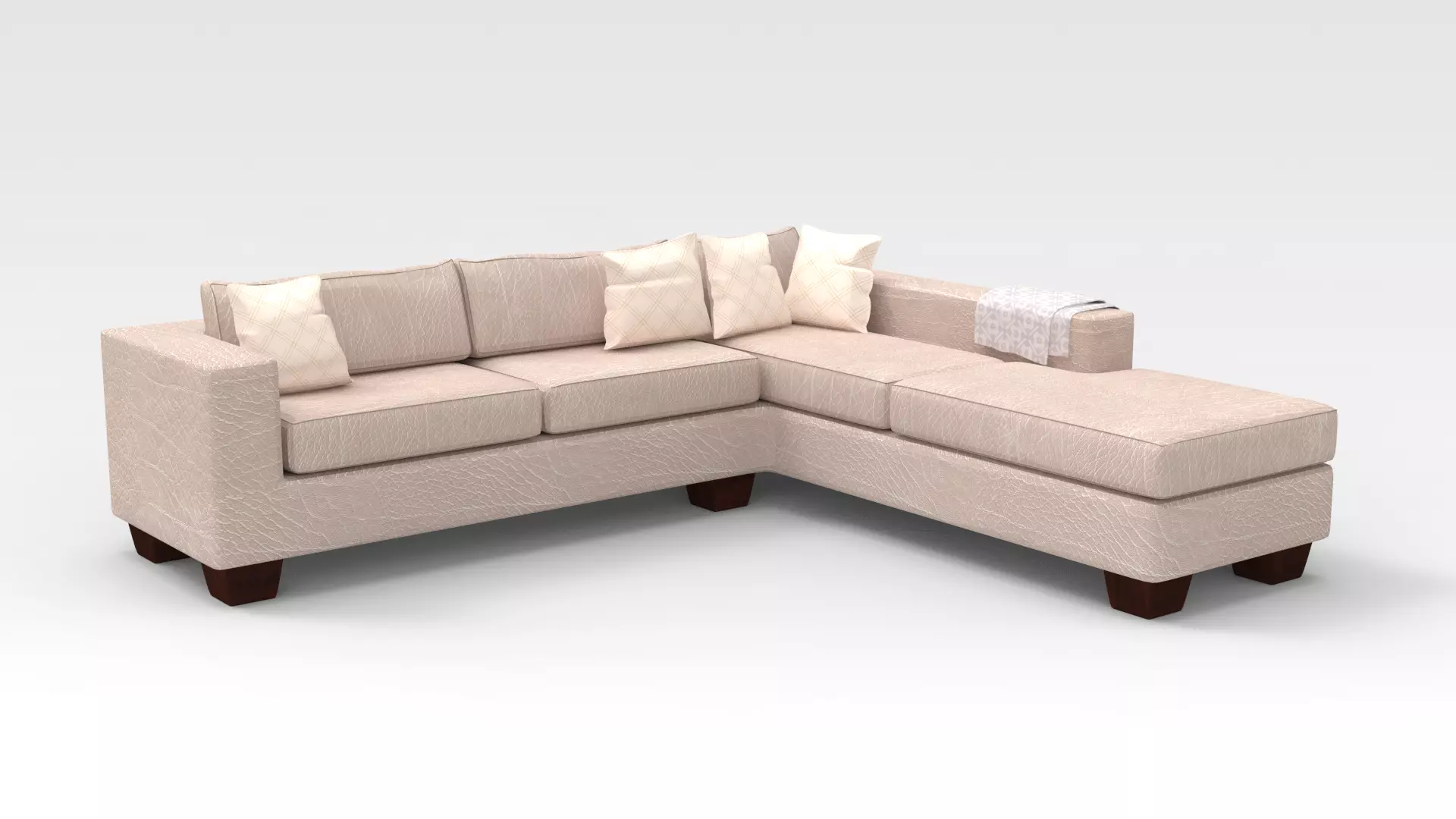 Corner Couch 3D model_0