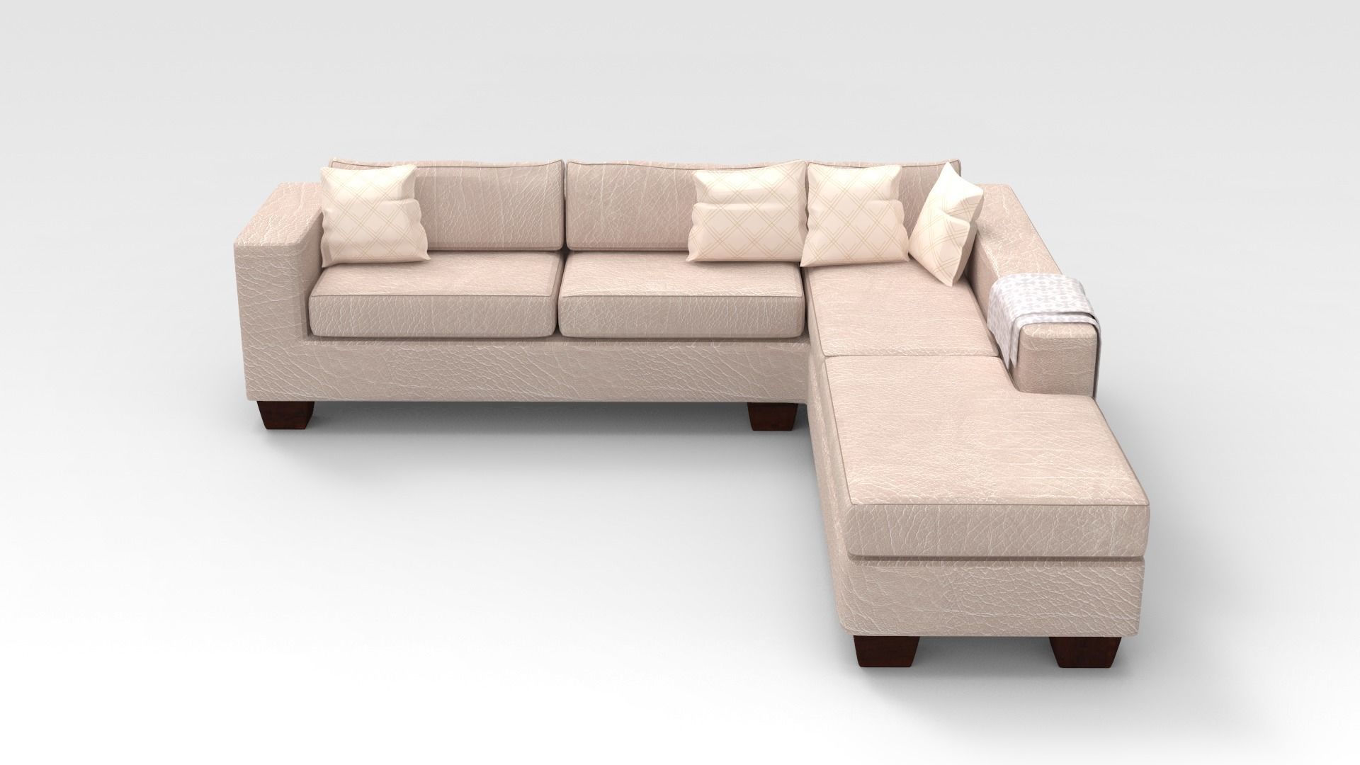 Corner Couch 3D model_1