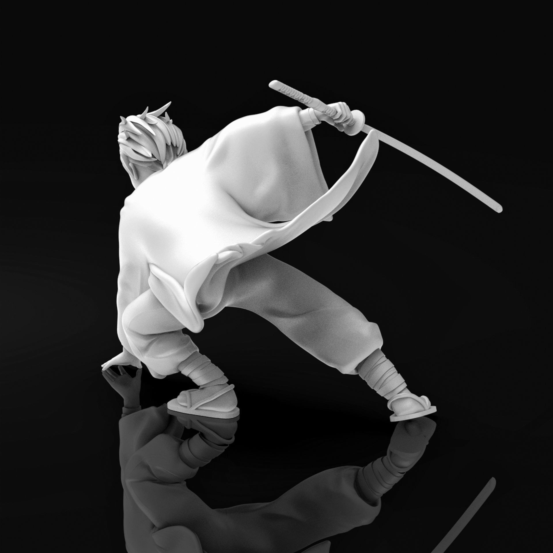 Kamado Tanjiro 3D Printable  3D print model_16