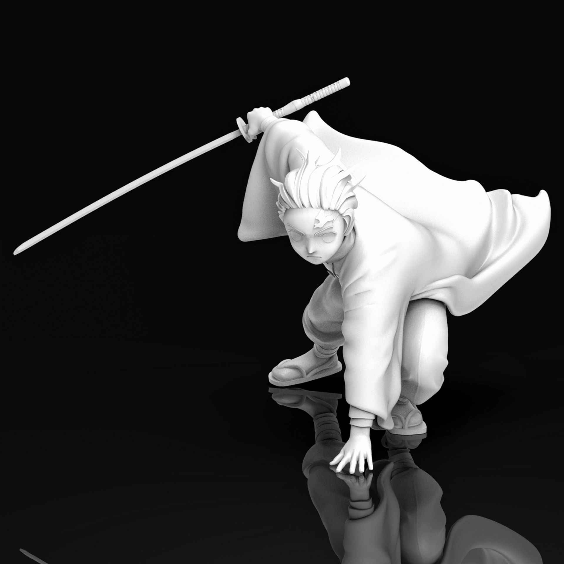 Kamado Tanjiro 3D Printable  3D print model_13