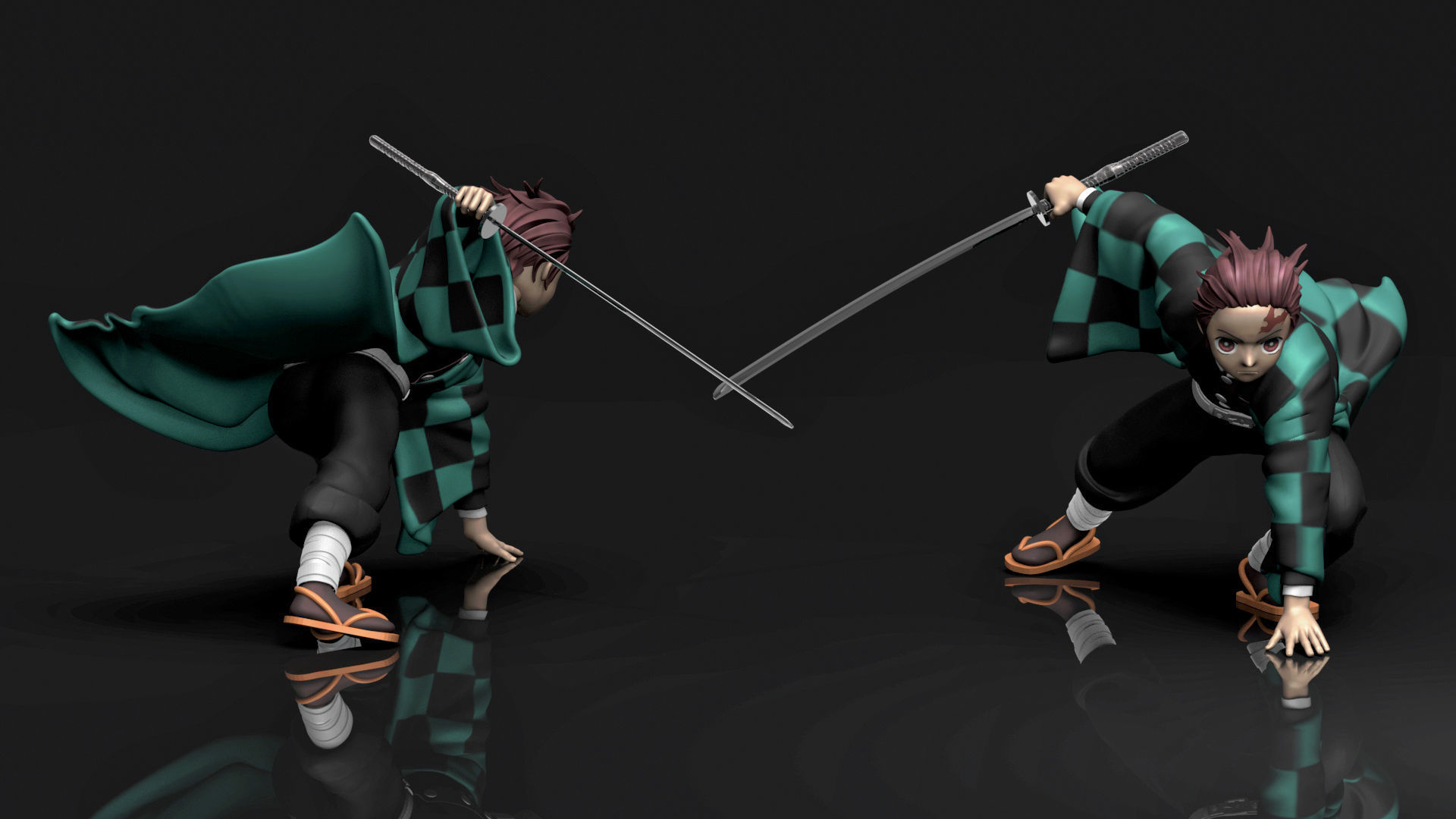 Kamado Tanjiro 3D Printable  3D print model_1