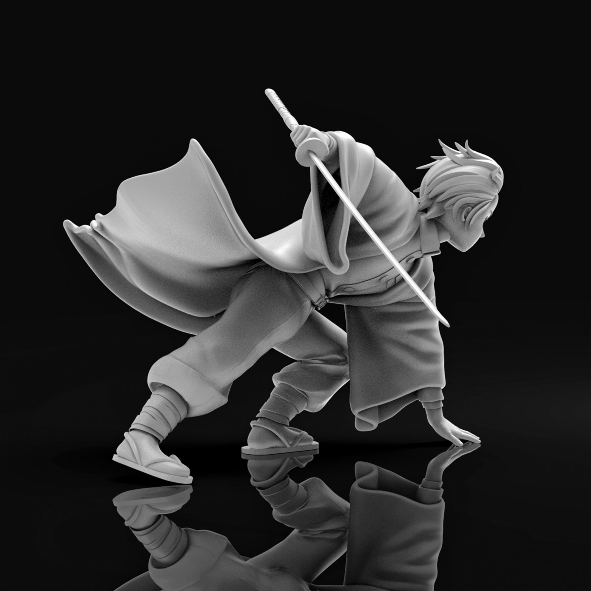 Kamado Tanjiro 3D Printable  3D print model_17