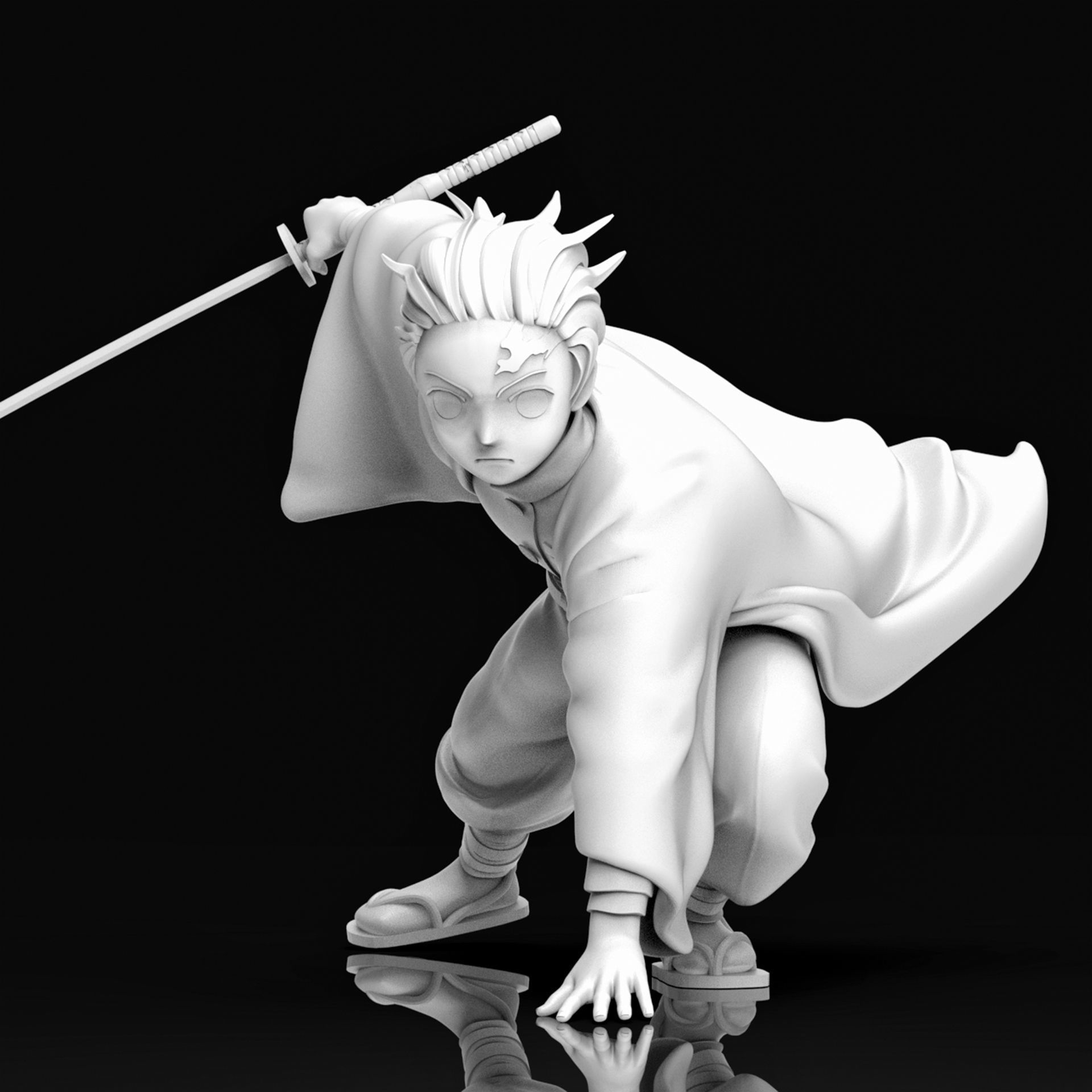 Kamado Tanjiro 3D Printable  3D print model_20