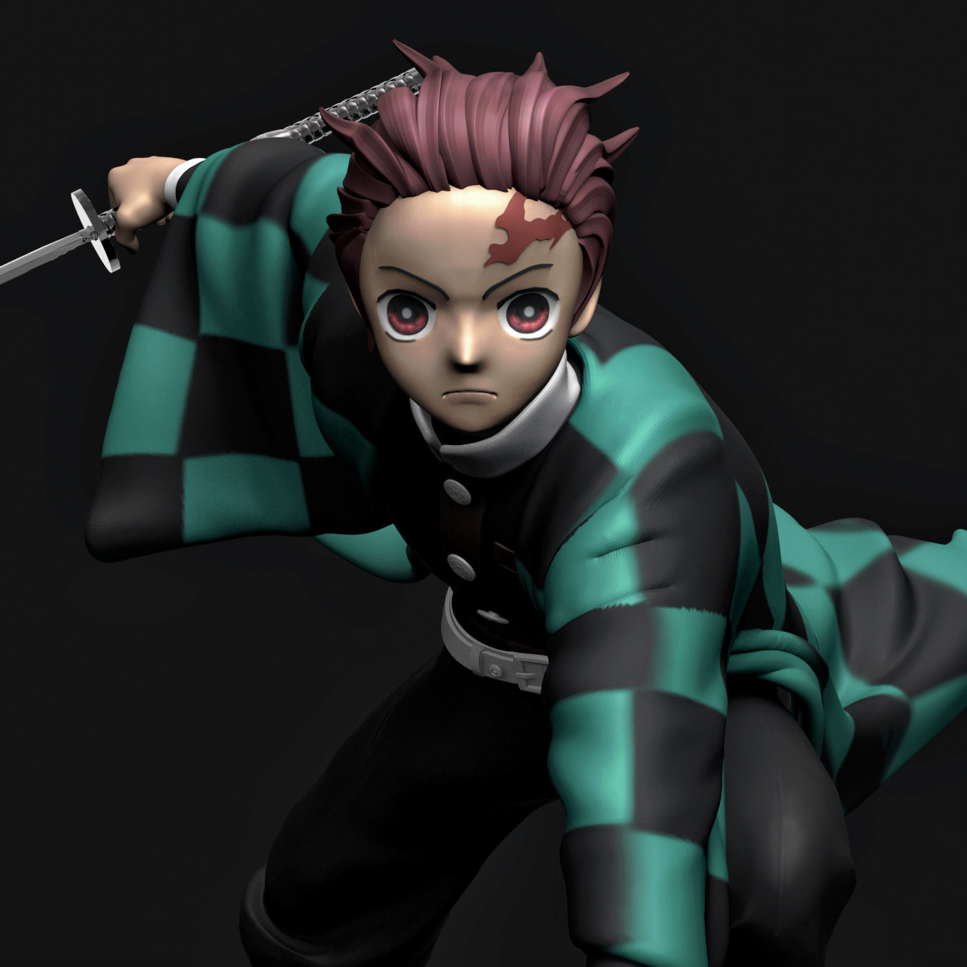 Kamado Tanjiro 3D Printable  3D print model_10