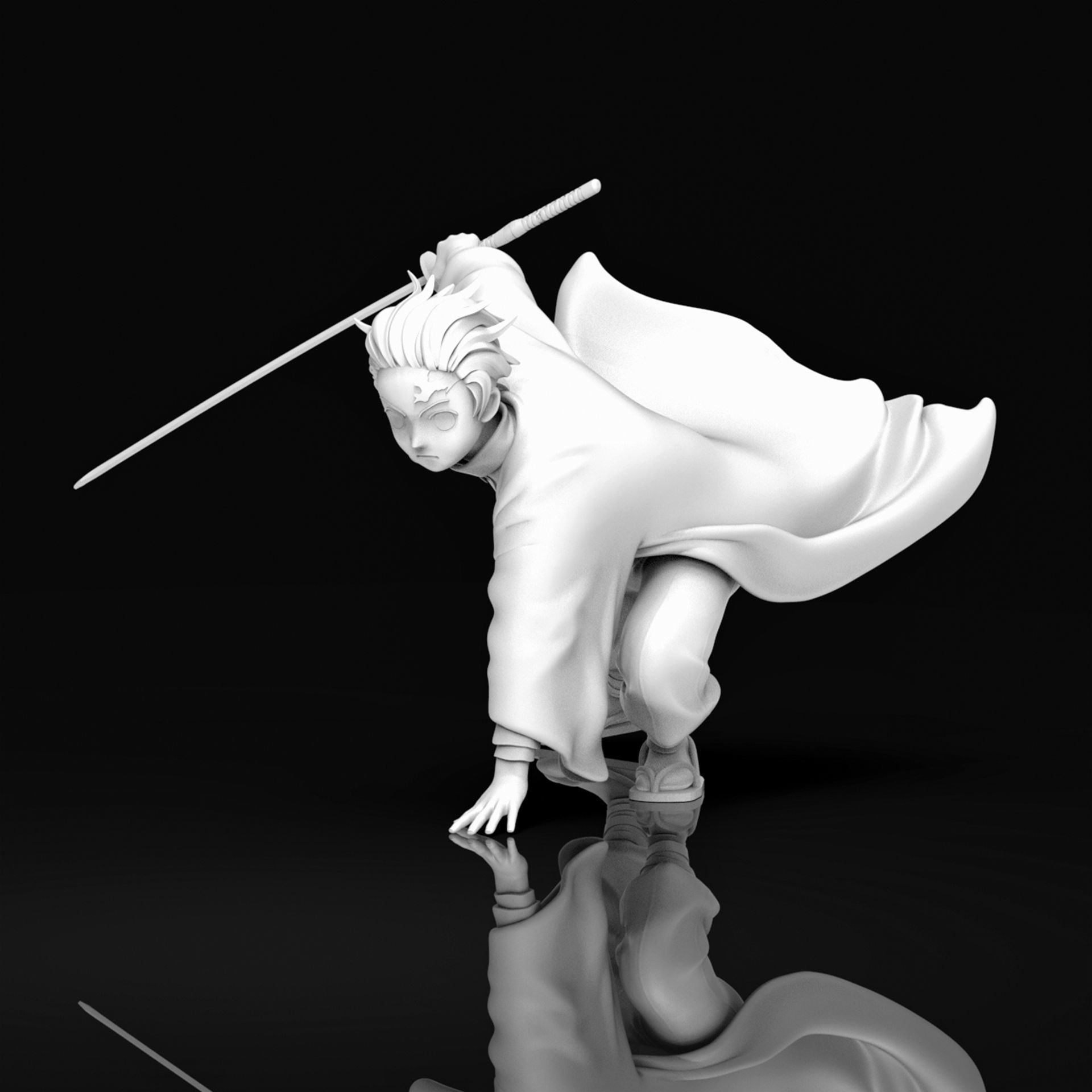 Kamado Tanjiro 3D Printable  3D print model_14