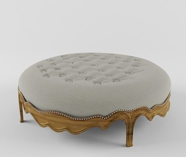 Classic round table 3D model | CGTrader