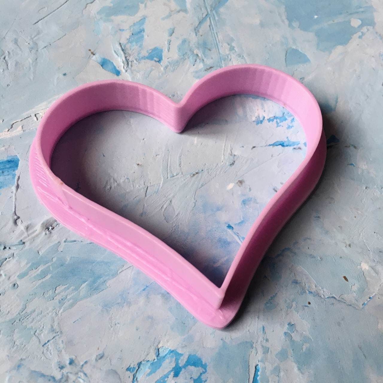 Heart Cookie Cutter 3D print model_10